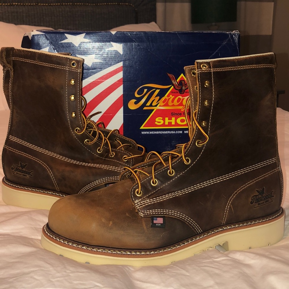 Thorogood 8" American Heritage SteelToe Work Boot